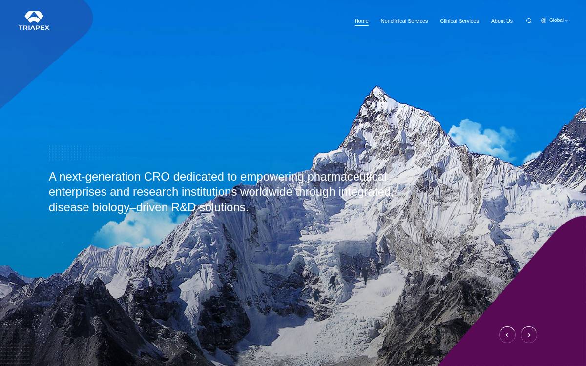 Tri Apex website preview