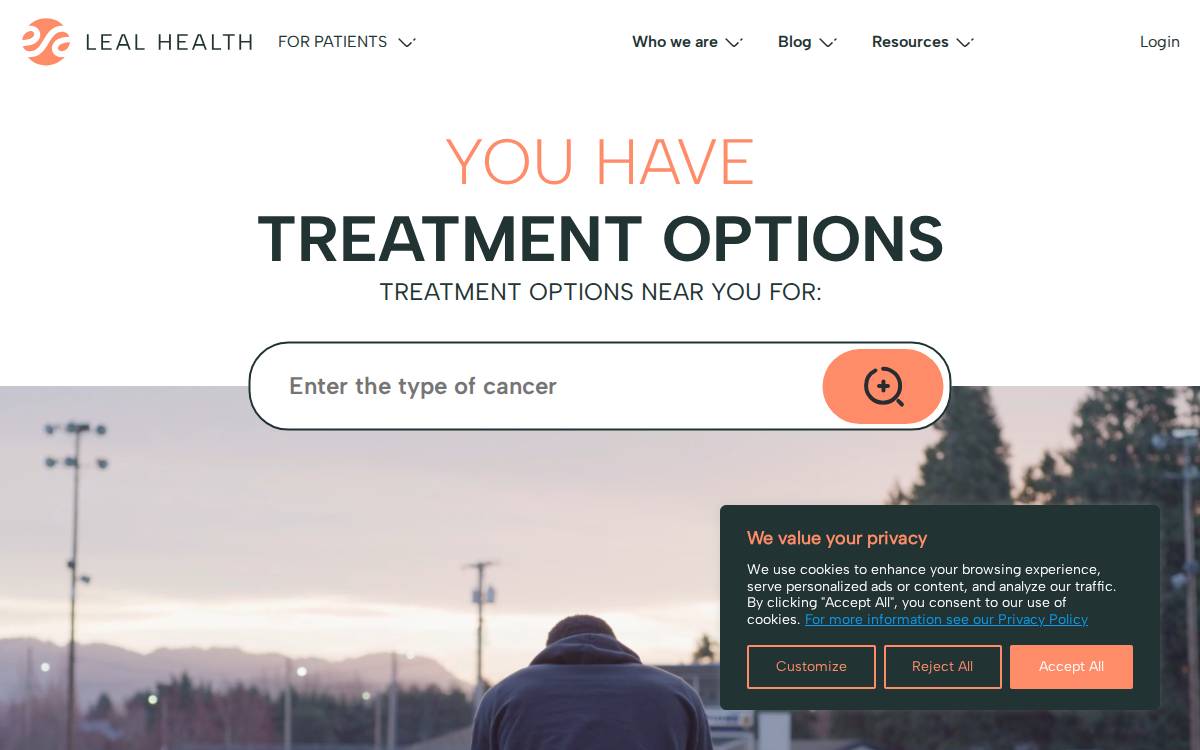 Trialjectory website preview