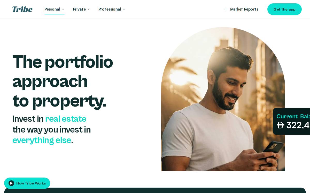 Tribe website preview
