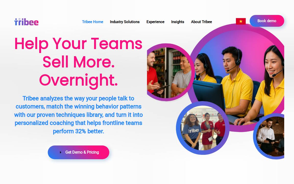 Tribee Enterprise website preview