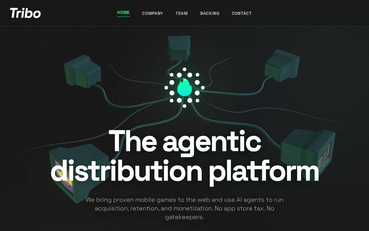 Tribo website preview