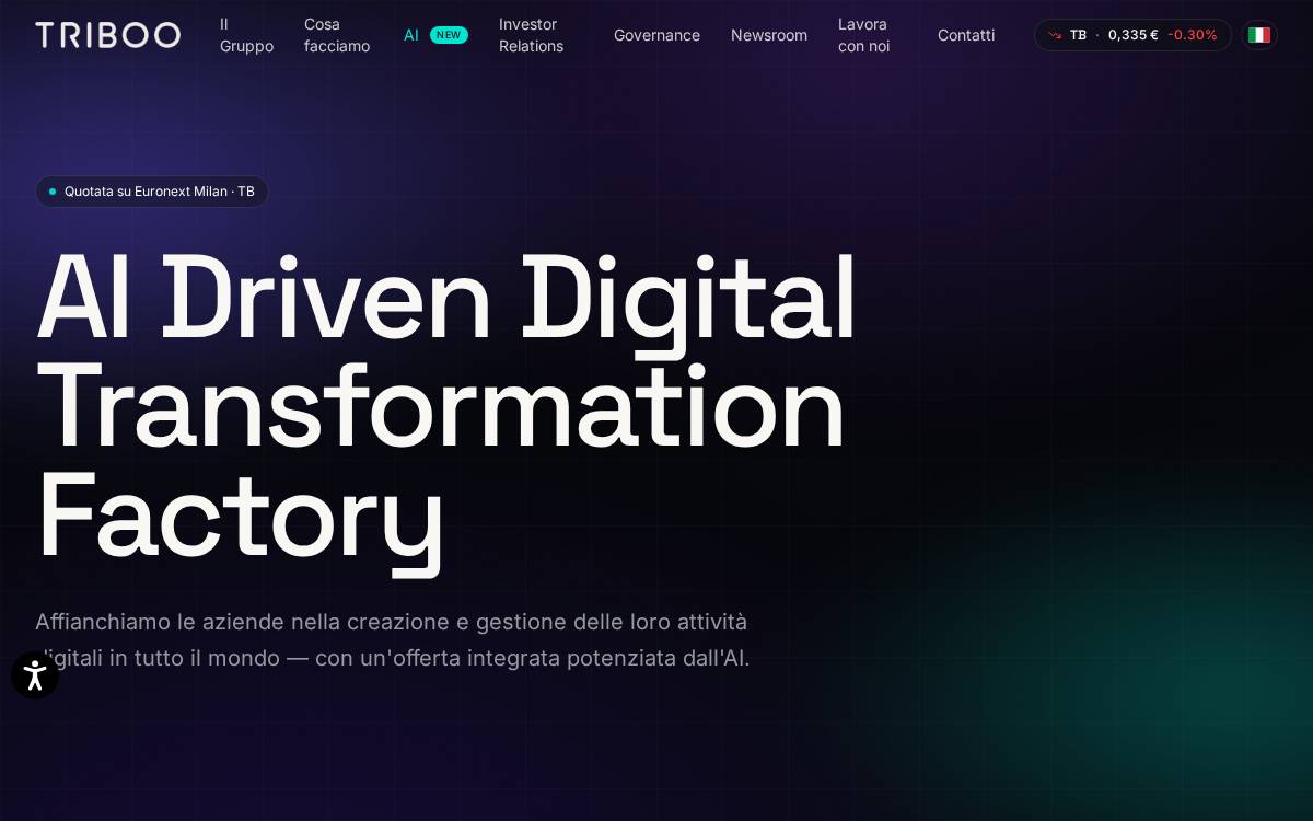 Triboo website preview