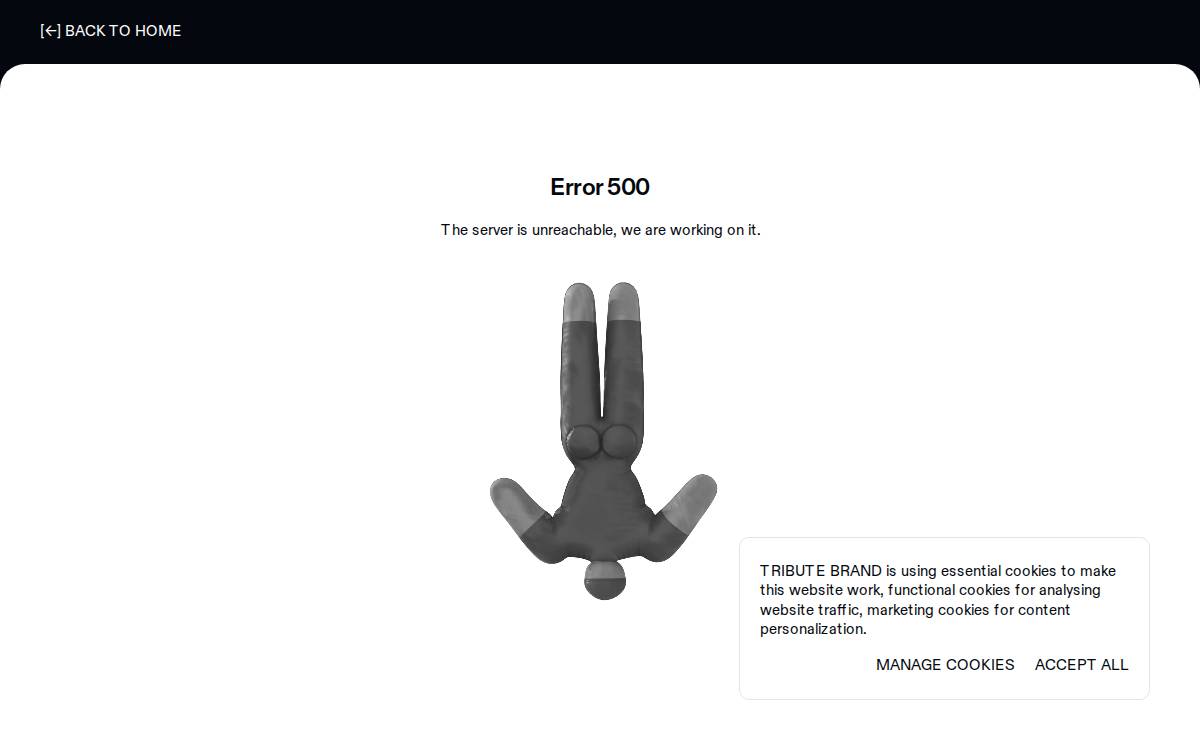 Tribute Brand Private website preview