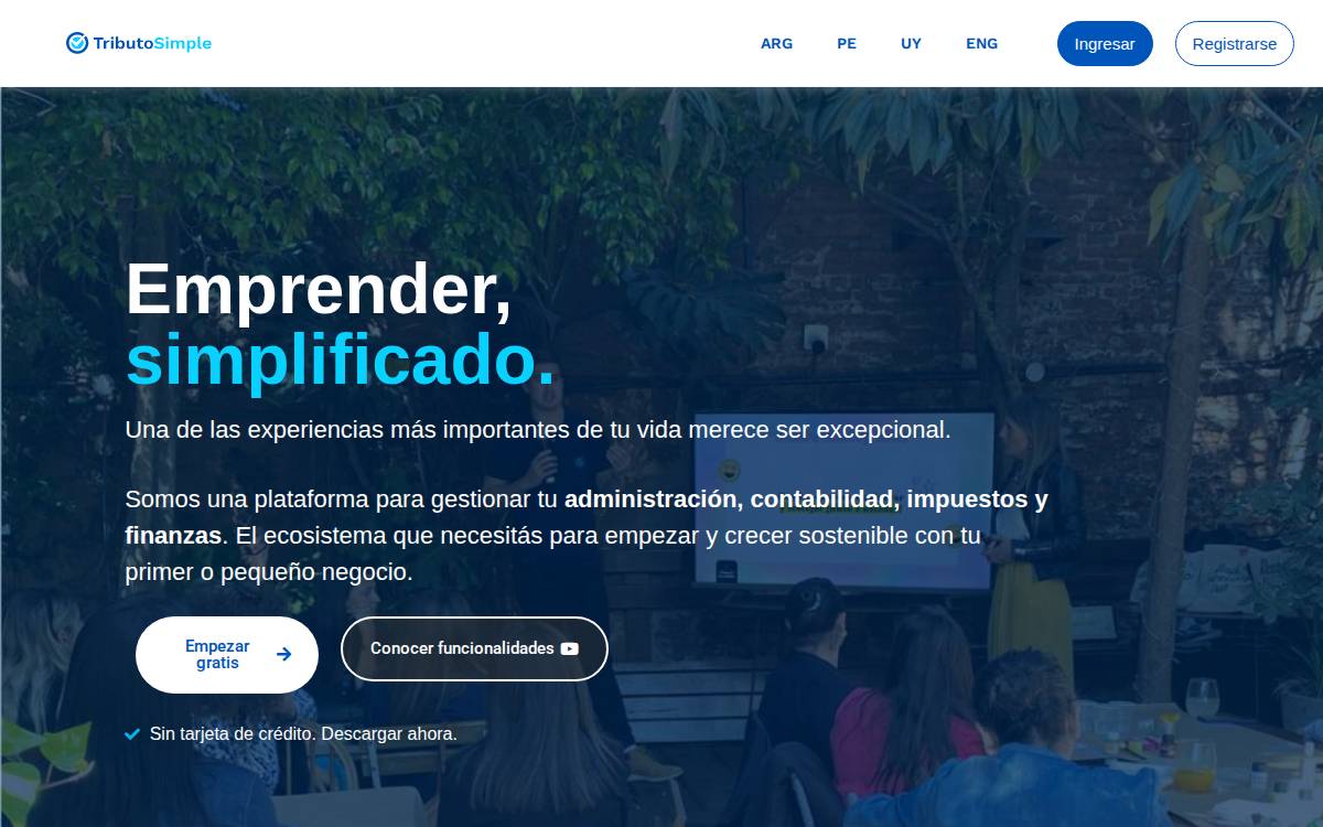 Tributo Simple website preview