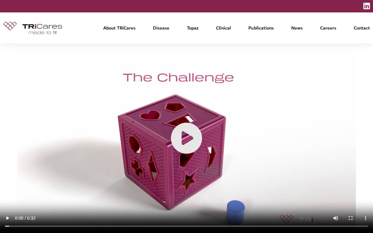 TRiCares GmbH and SAS website preview