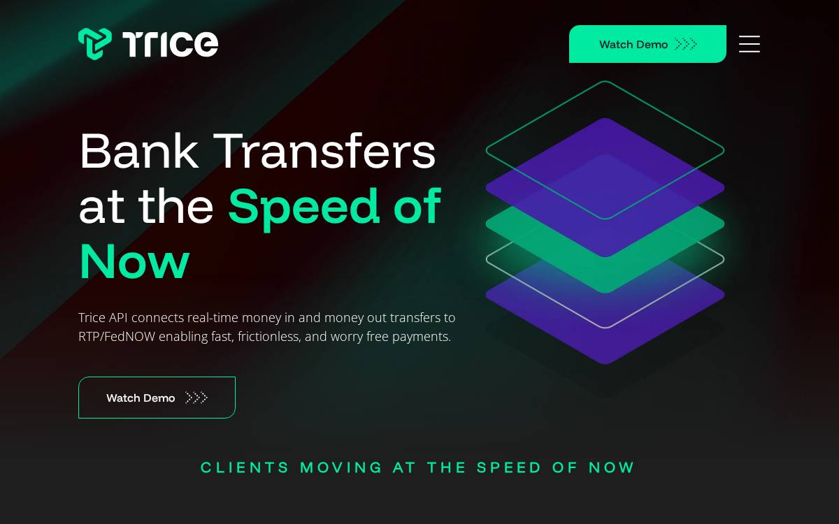 Trice website preview
