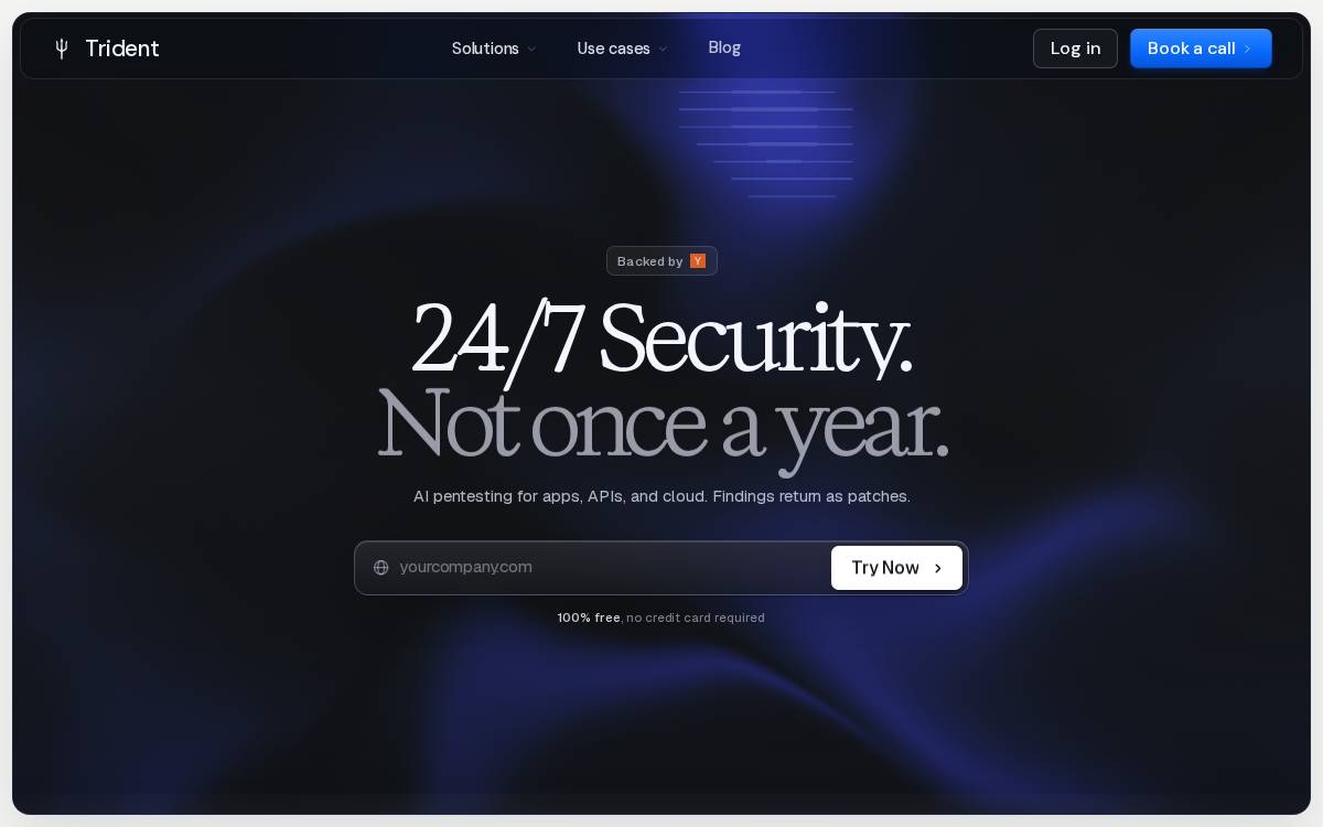 Trident website preview