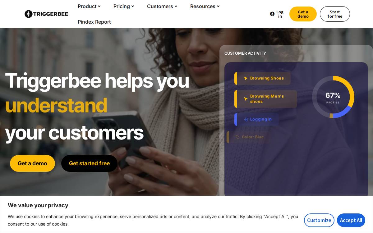 Triggerbee website preview