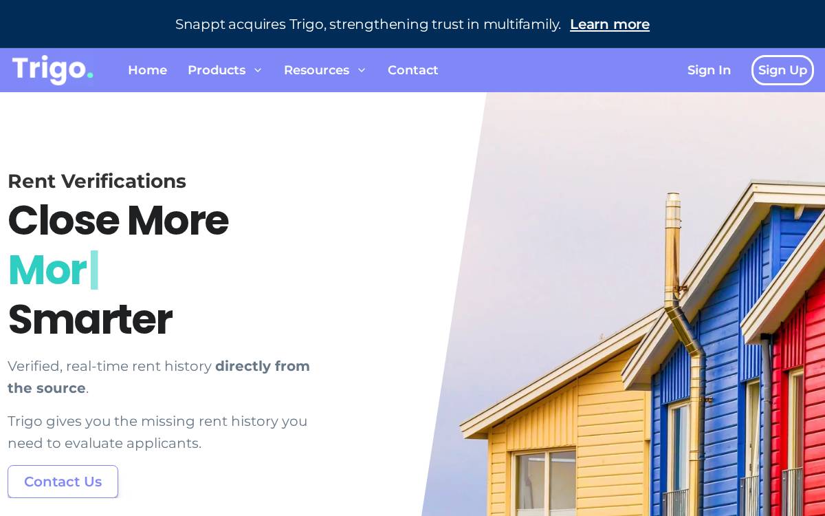 Trigo website preview