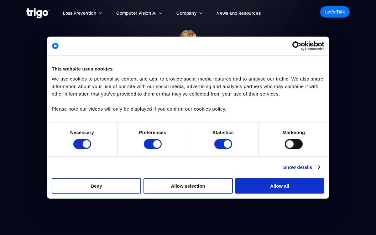Trigo website preview