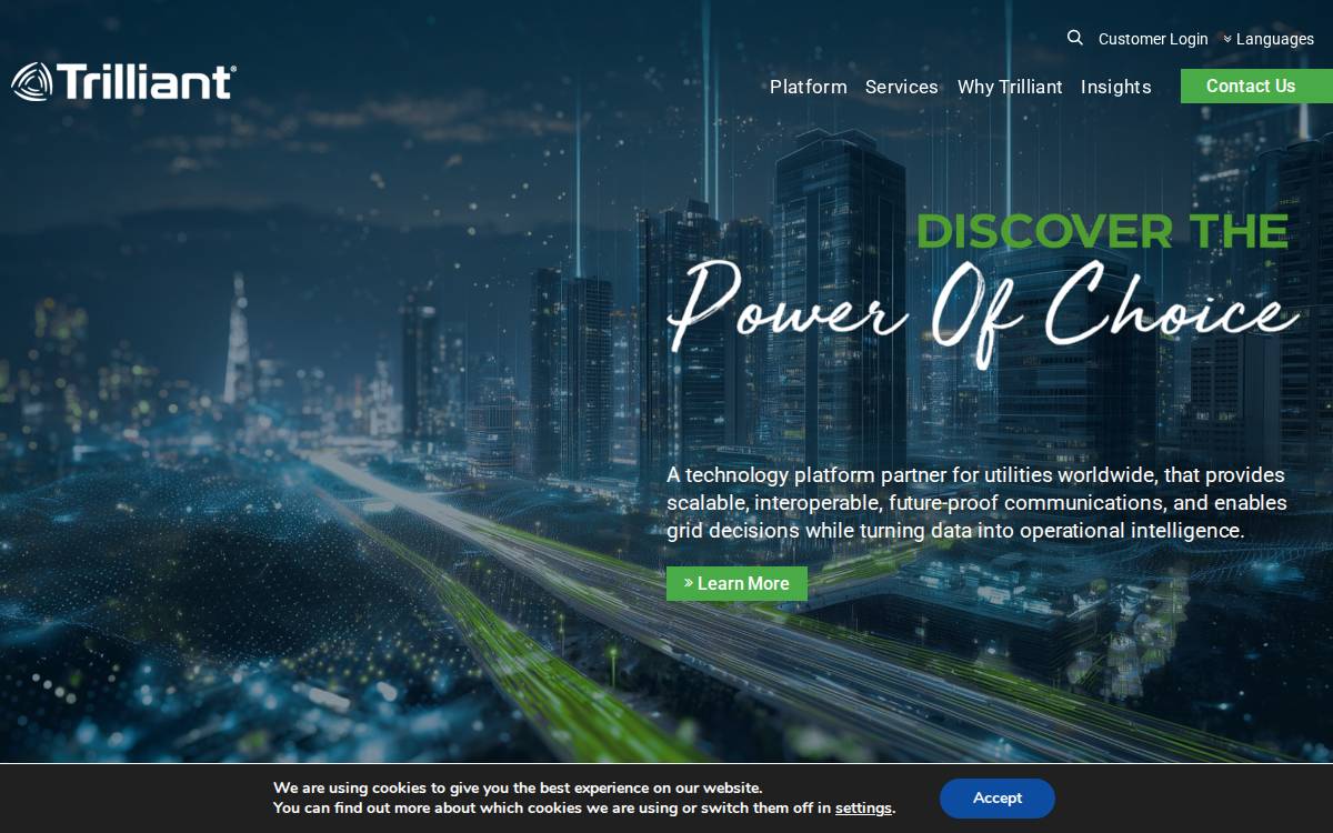 Trilliant website preview