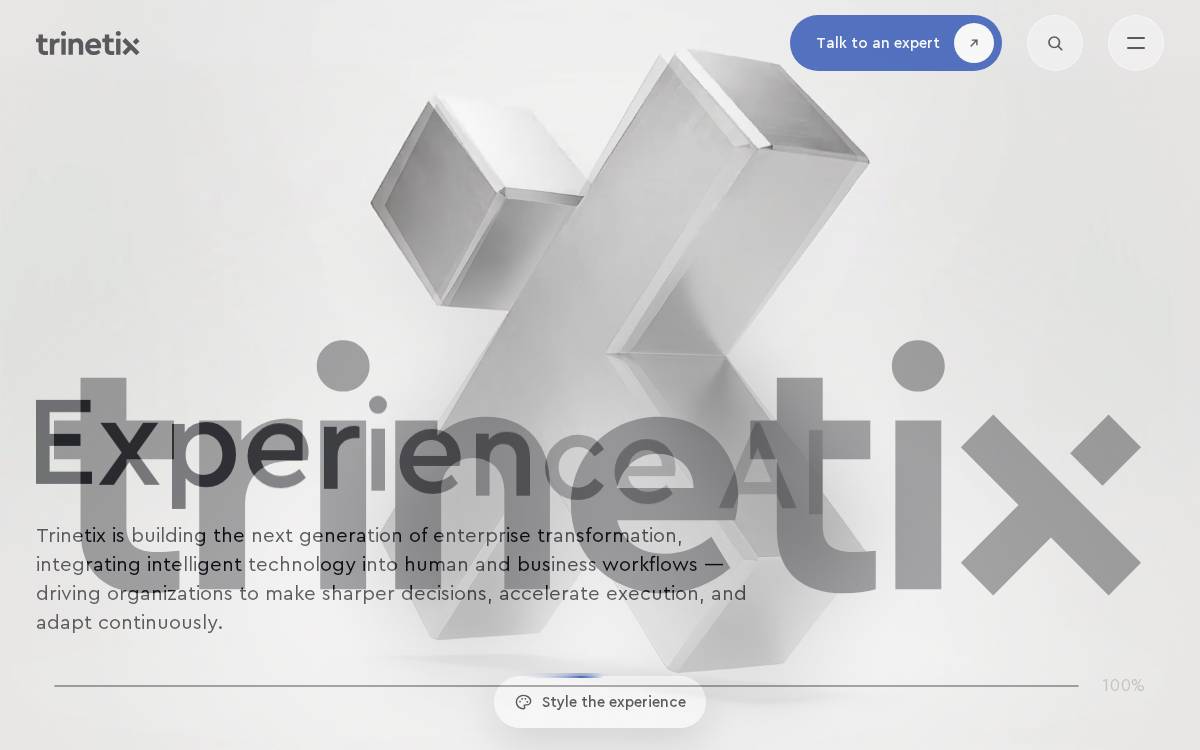 Trinetix website preview