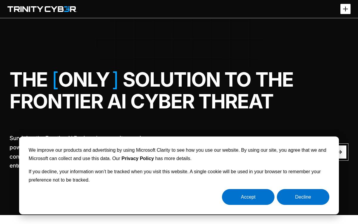 Trinity Cyber website preview