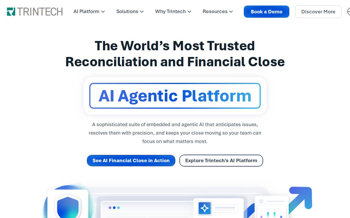 Trintech website preview