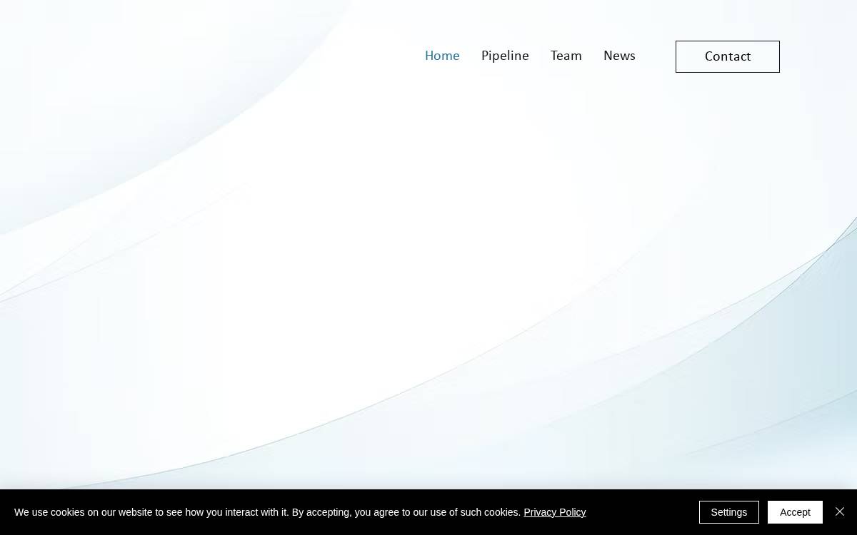 Trio Pharmaceuticals website preview