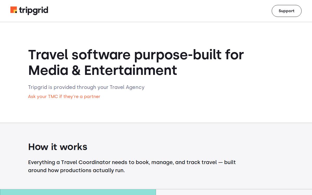 Tripgrid website preview