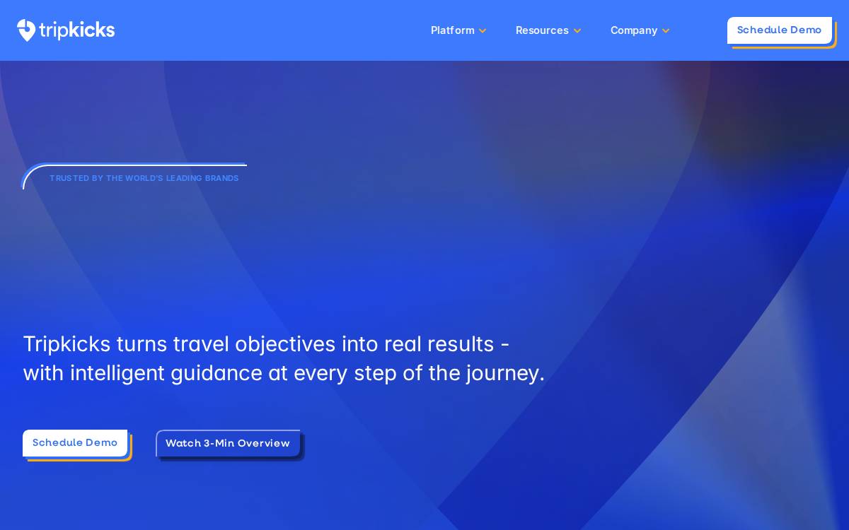Tripkicks website preview