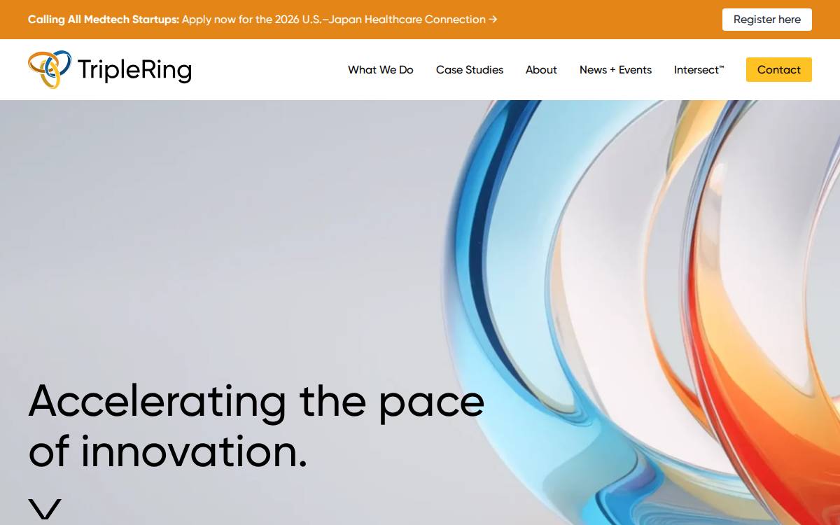 Triple Ring Technologies website preview