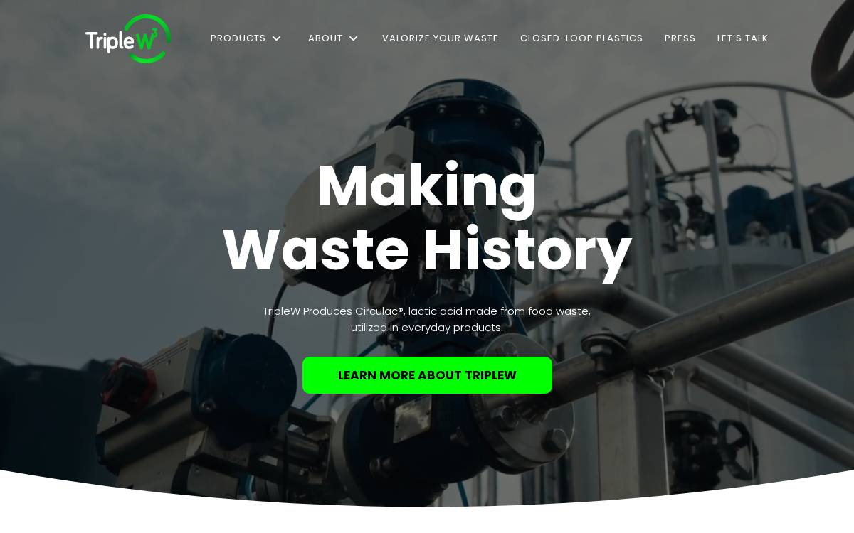 Triple W website preview