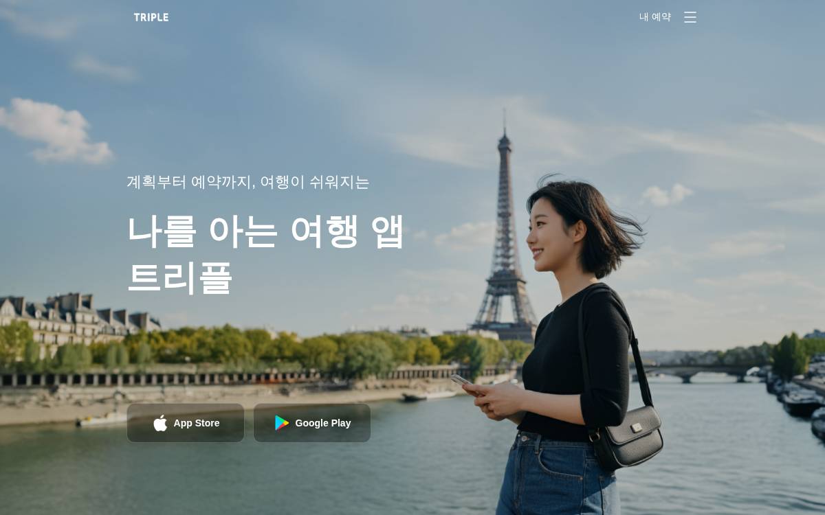 Triple website preview