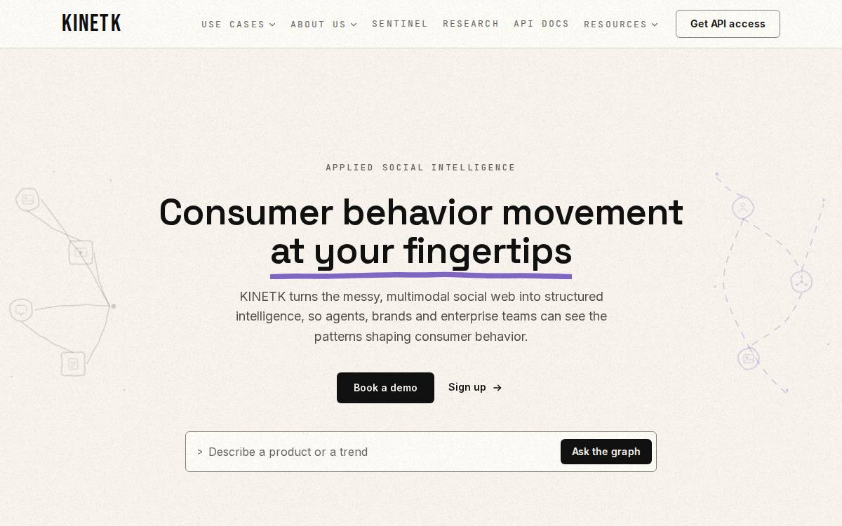 Trips website preview