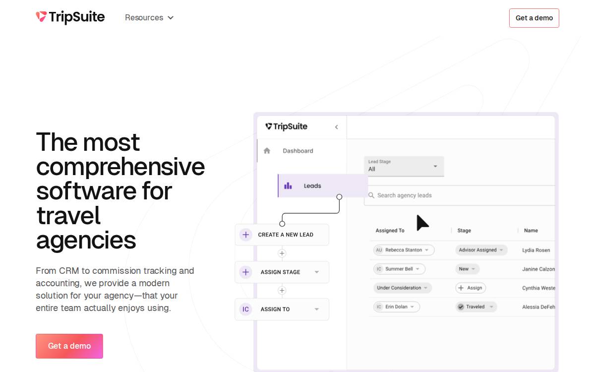 Tripsuite website preview