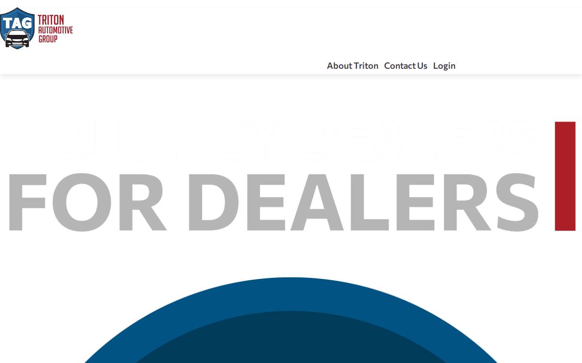 Triton Automotive Group website preview