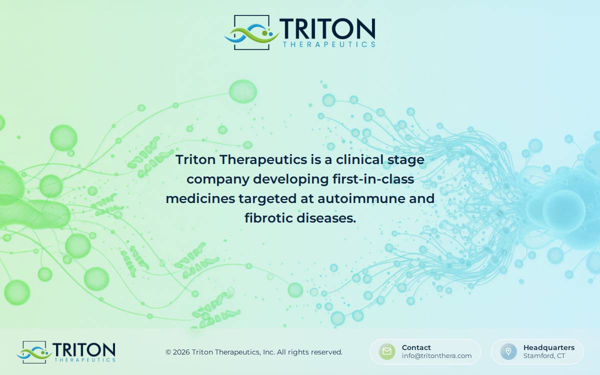 Triton Therapeutics, Inc. website preview