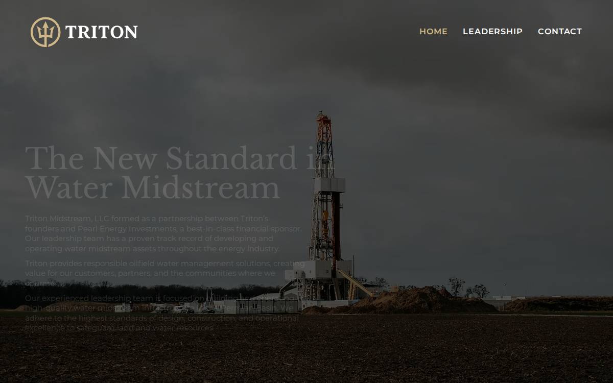 Tritonmidstream website preview
