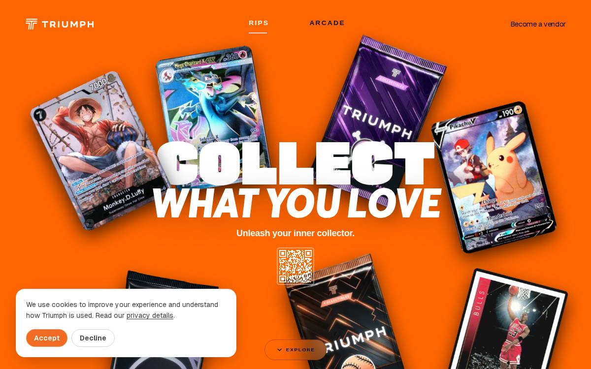 Triumph website preview