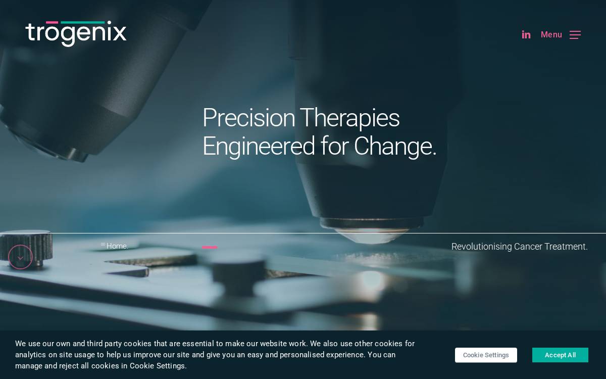Trogenix website preview