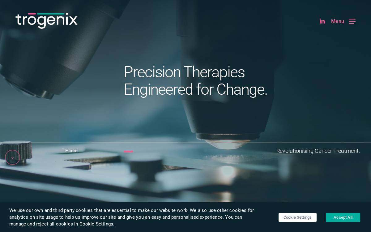 Trogenix website preview