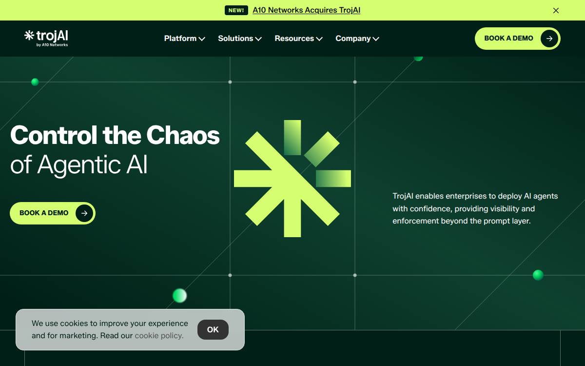 TrojAI website preview