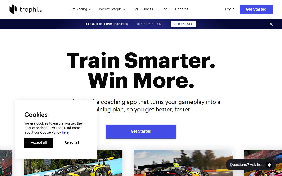 Trophi website preview