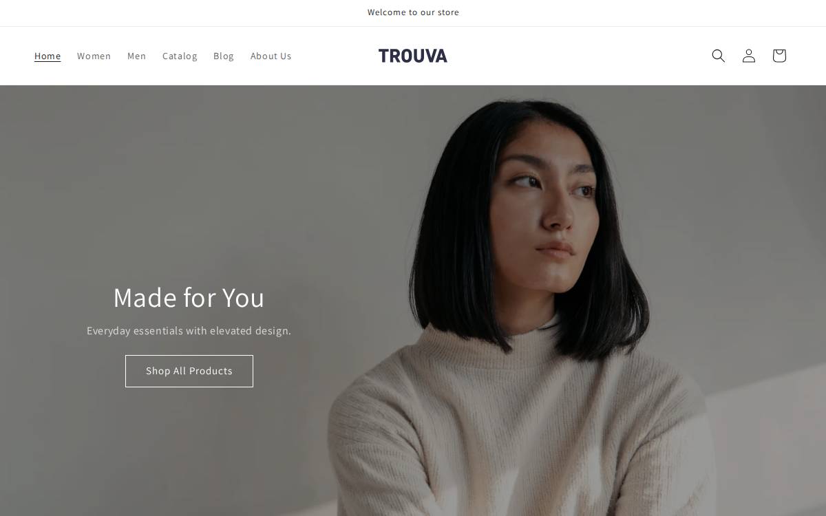 Trouva website preview