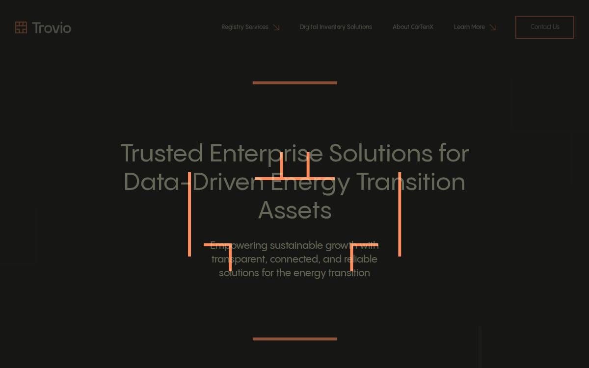 Trovio website preview