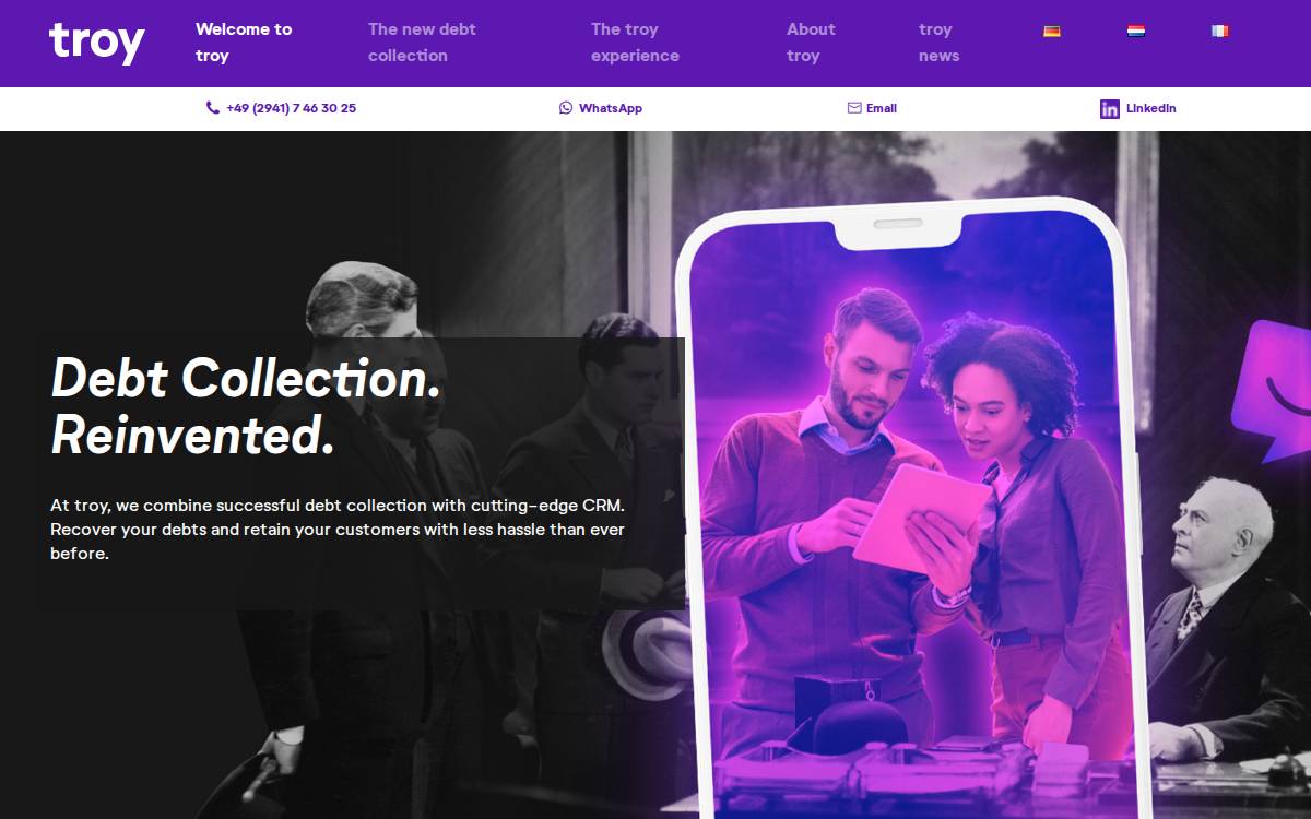 Troy Bleiben website preview