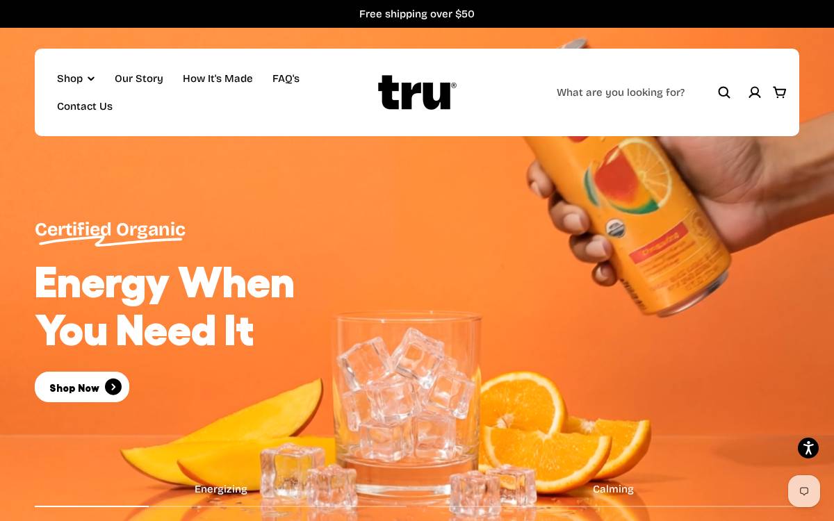 Tru website preview