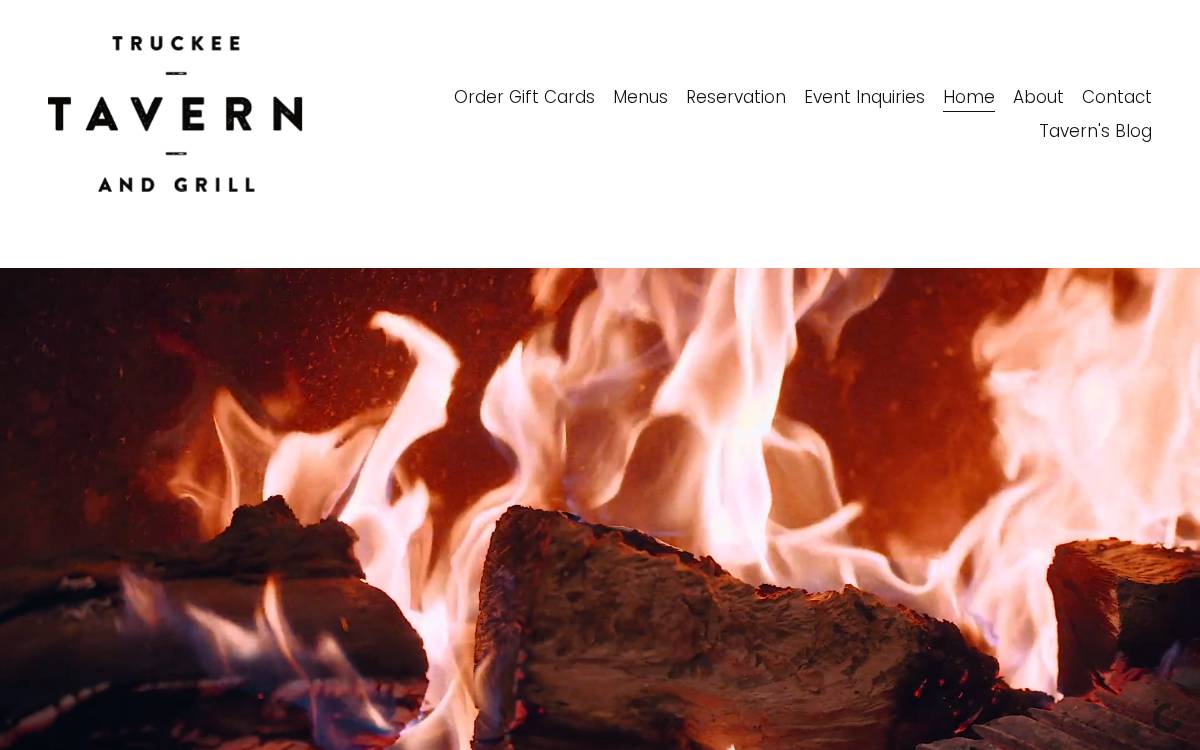 Truckee Tavern & Grill website preview