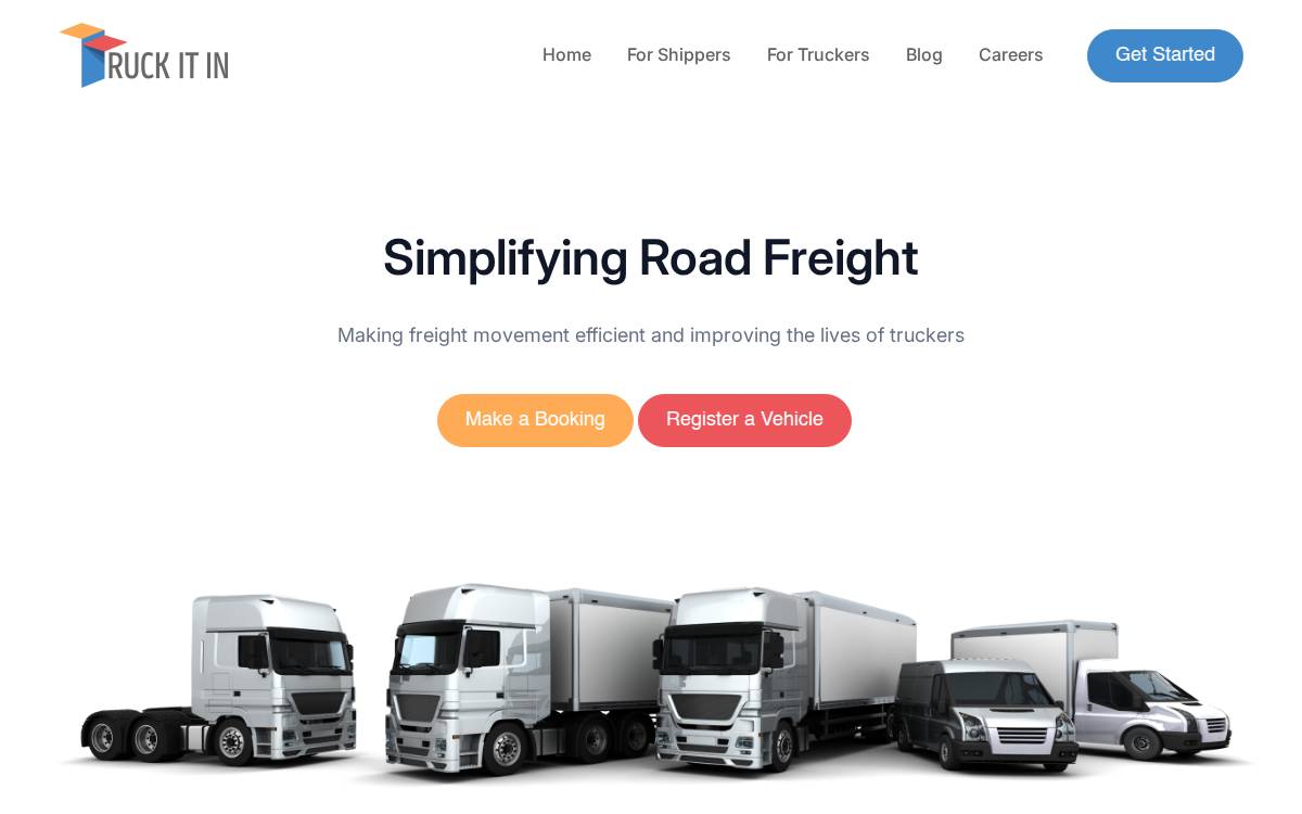 TRUCK IT IN website preview
