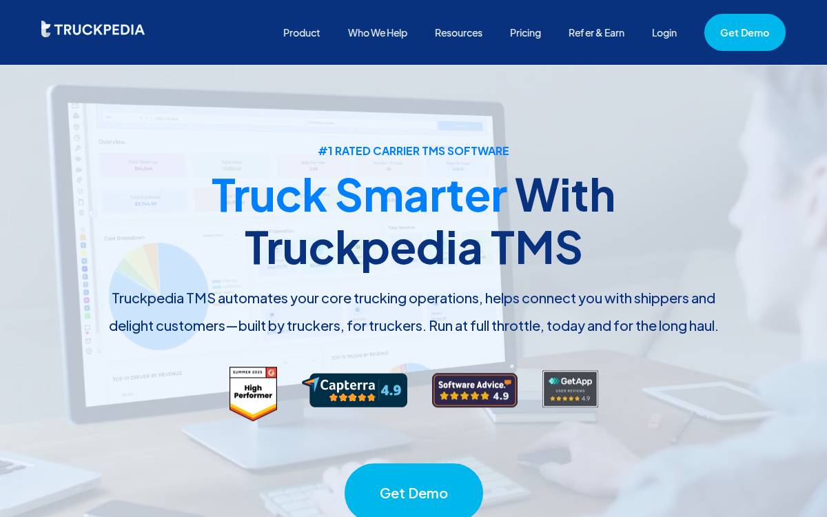 Truckpedia website preview