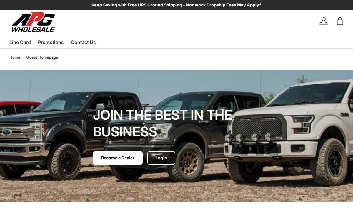 Trucktechdistributing website preview