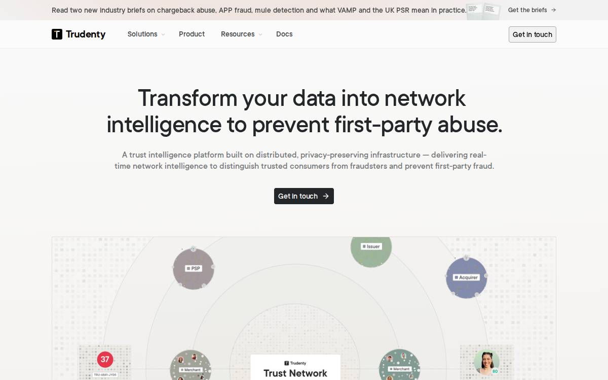 Trudenty website preview