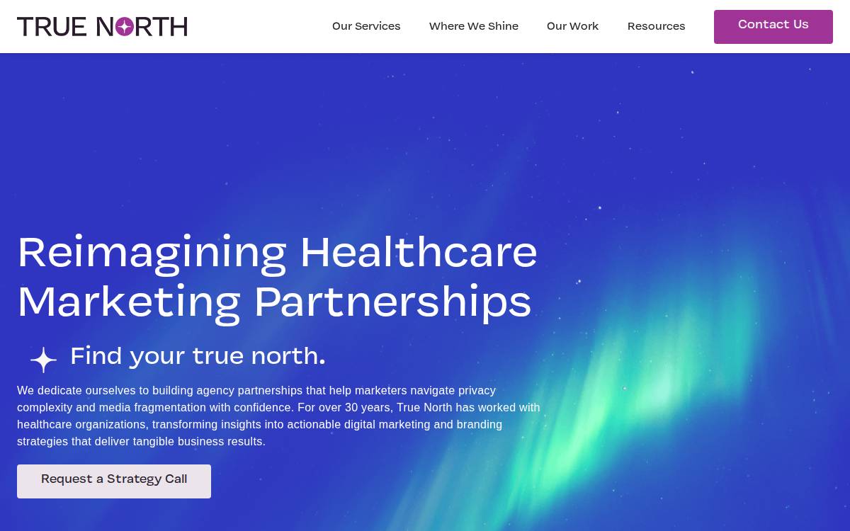 True North Custom Publishing website preview