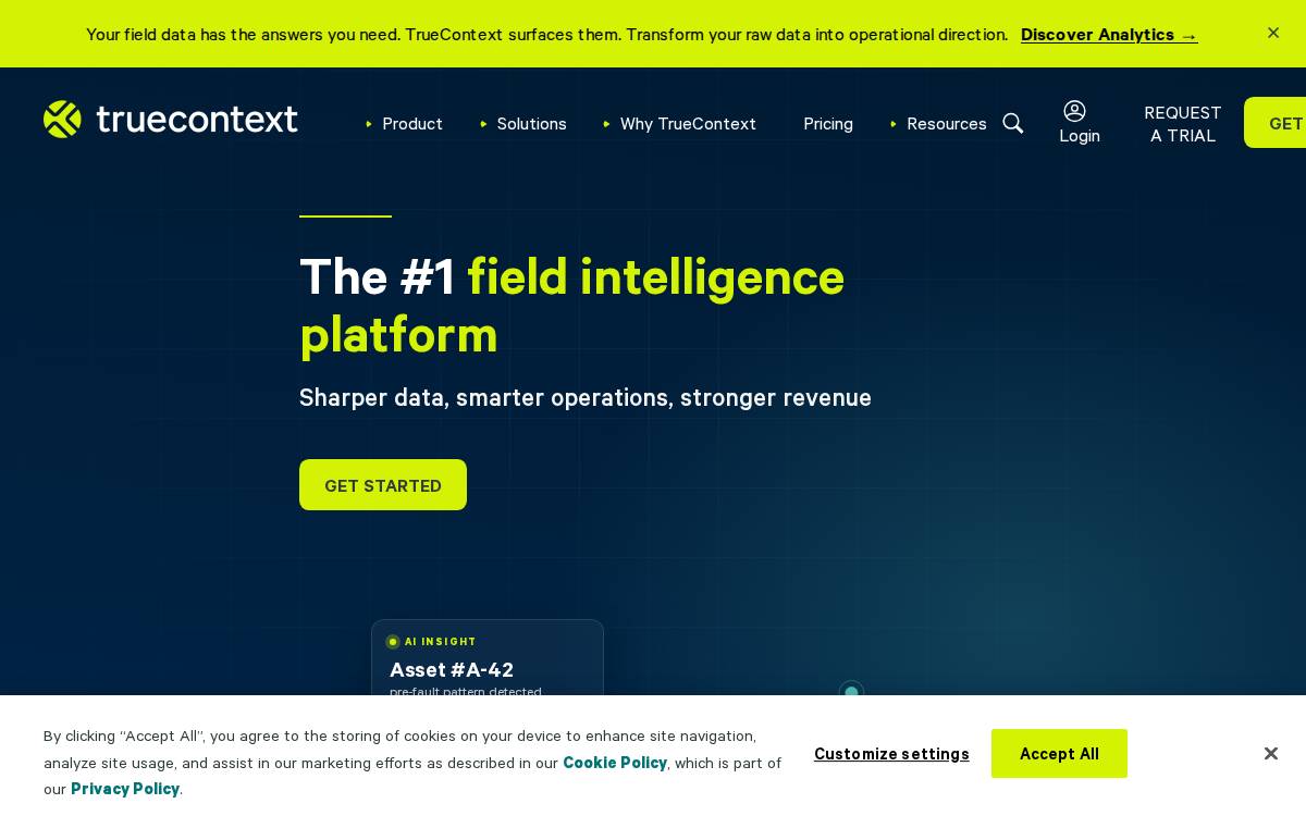 Truecontext website preview