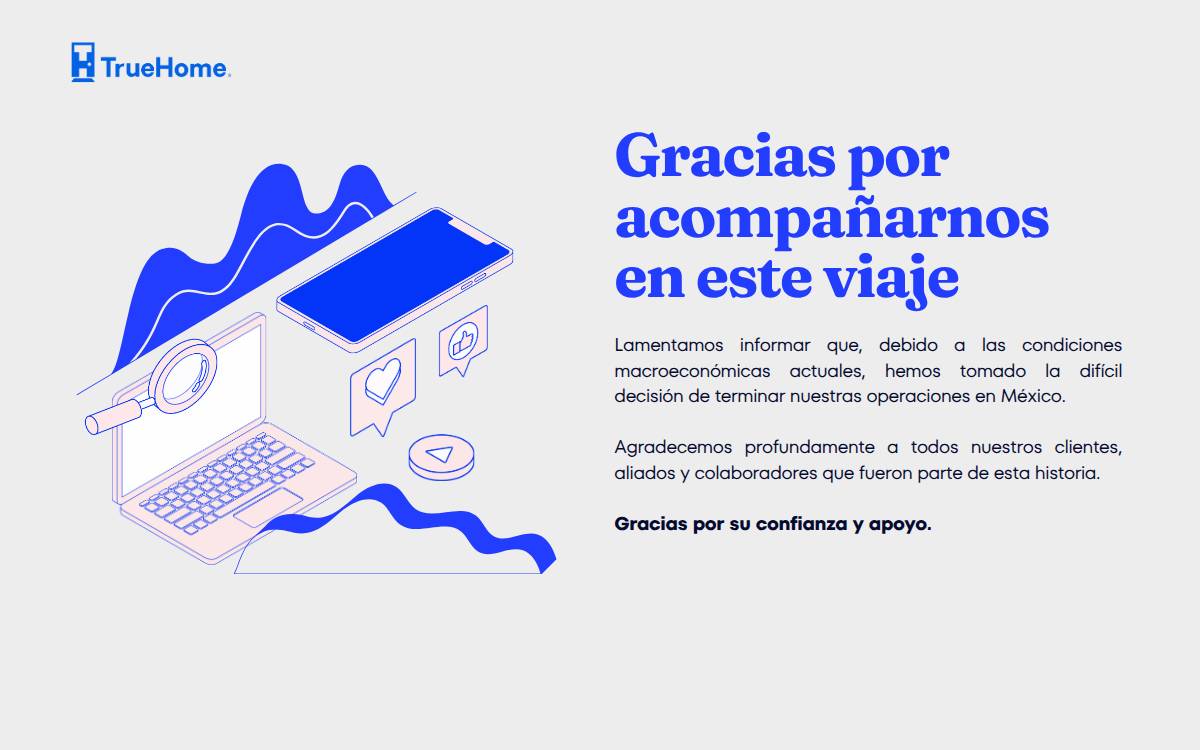 Truehome website preview