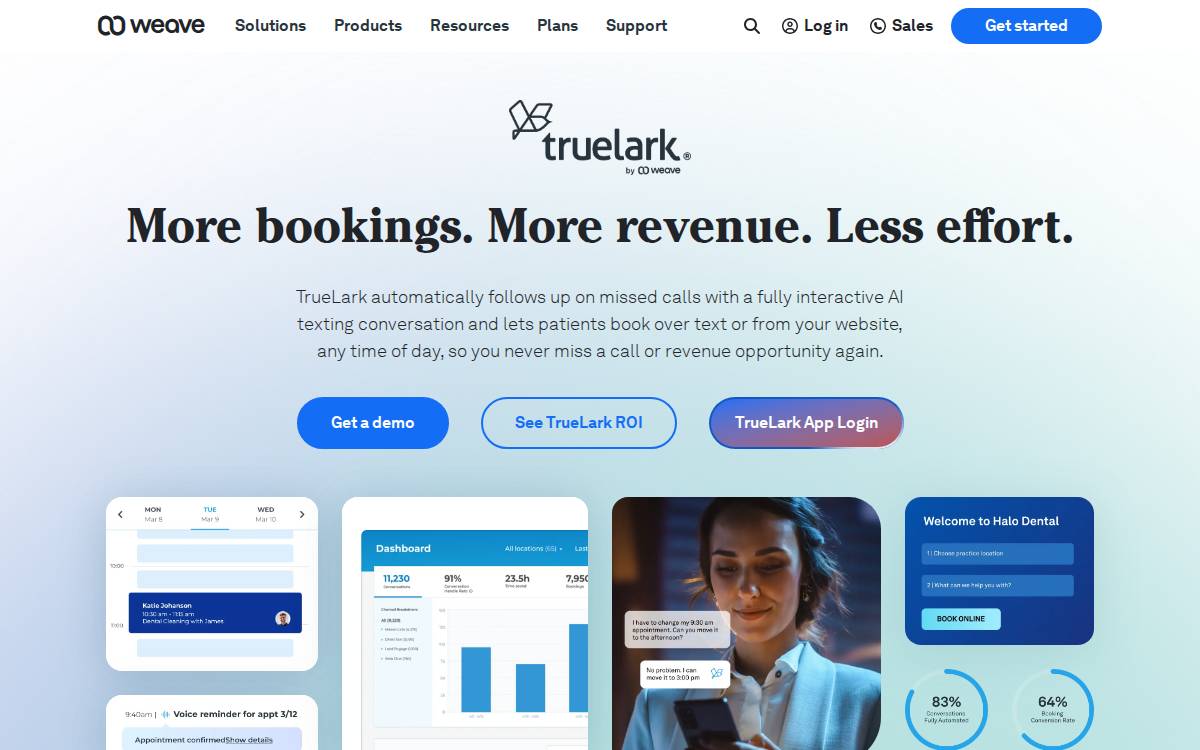 True Lark website preview
