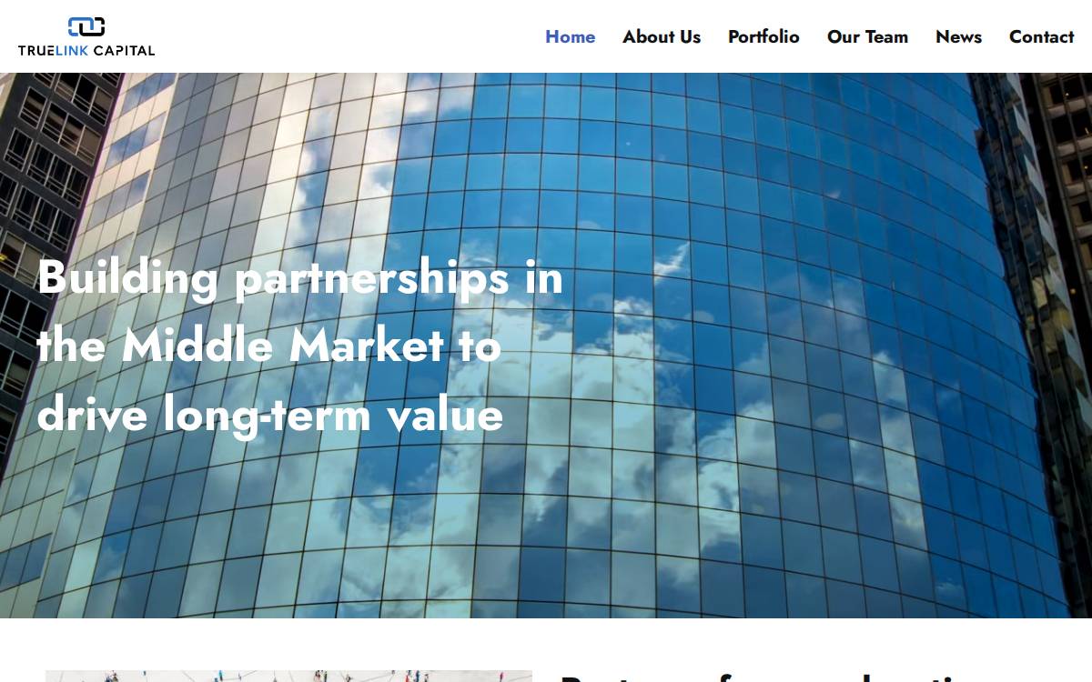 Truelinkcap website preview
