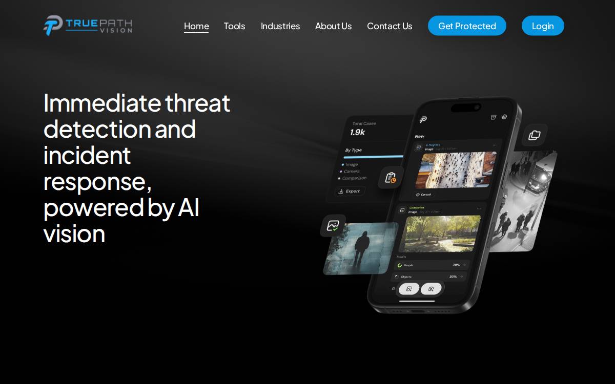 TruePath Vision website preview
