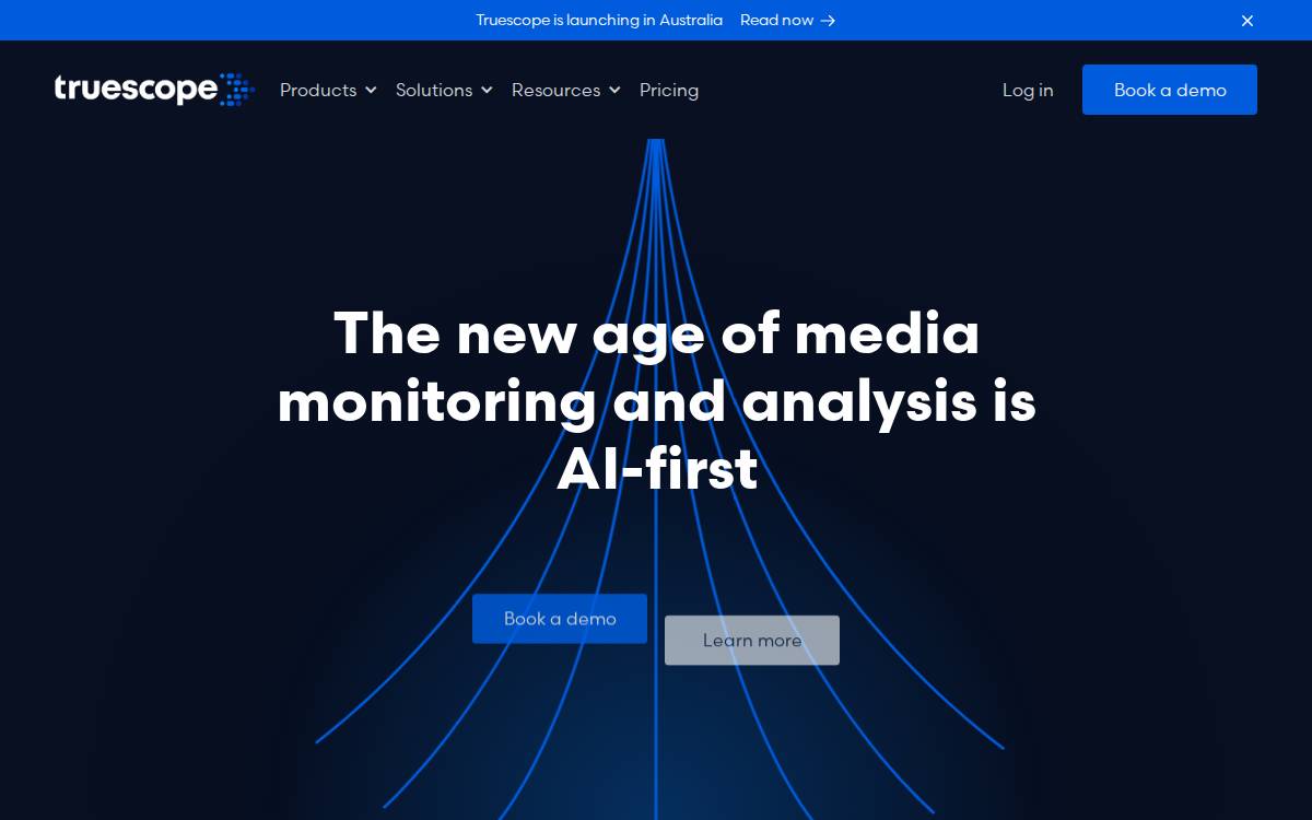 Truescope website preview